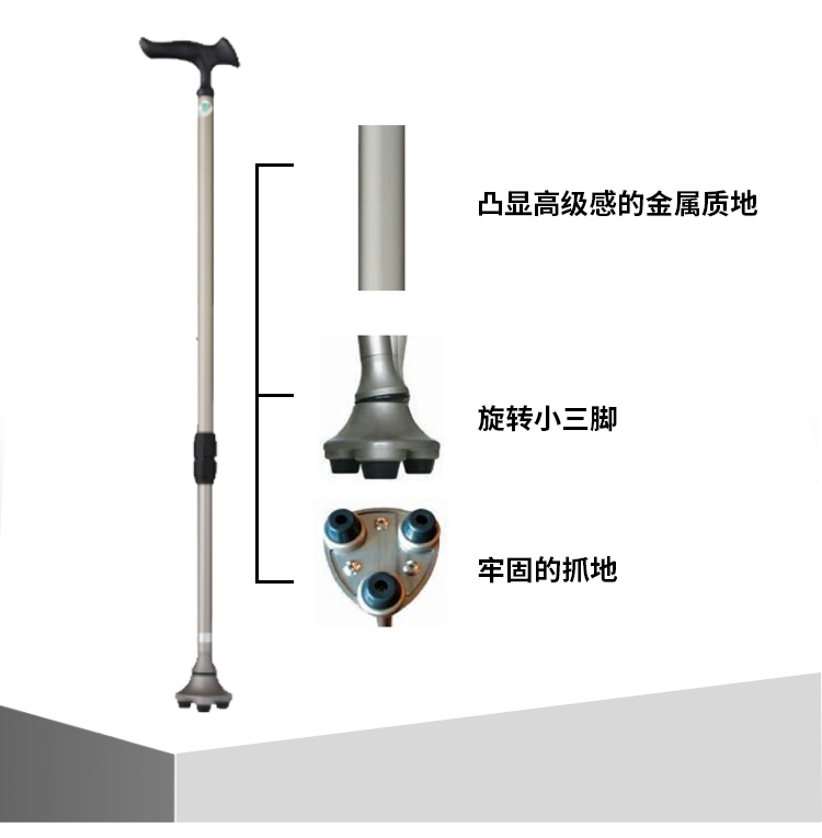穩固防滑老人拐杖 穩固防滑老人拐杖